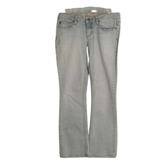 American Rag Size 7S Womens Jeans Light Wash Blue Denim Boot Cut - Picture 1 of 8